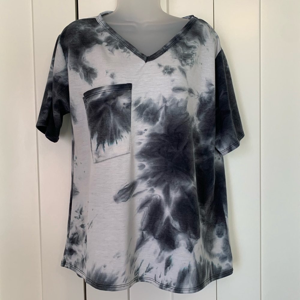 Eldridge tie-die grey/white fancy tee XL
